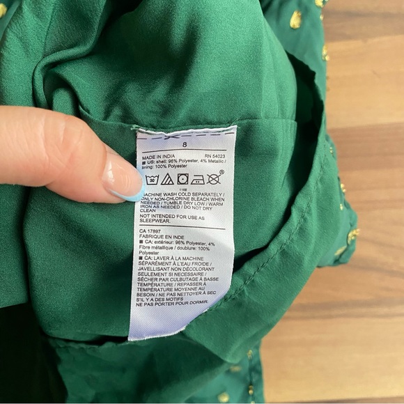 Janie and Jack Green Party dress - Picture 4 of 8